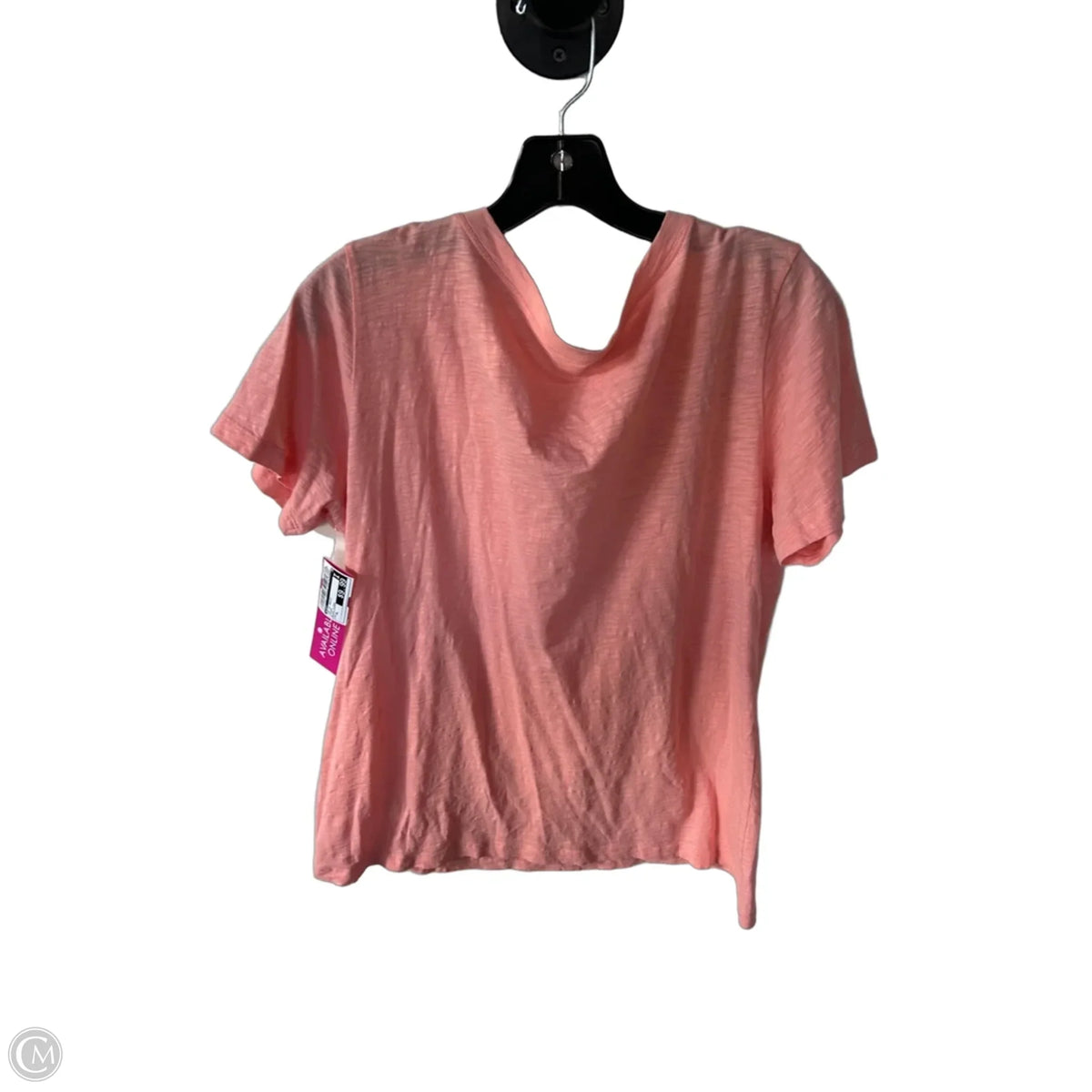 Top Short Sleeve Basic By Lucy In Orange, Size: Xl