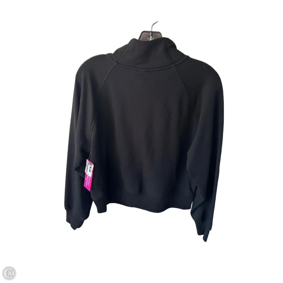 Sweatshirt Collar By Gap In Black, Size: S