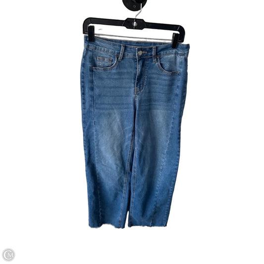 Jeans Wide Leg By Sidefeel In Blue Denim, Size: 6