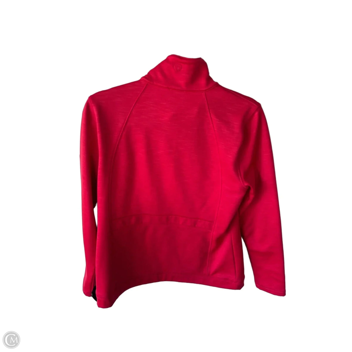Jacket Fleece By Talbots In Red, Size: M