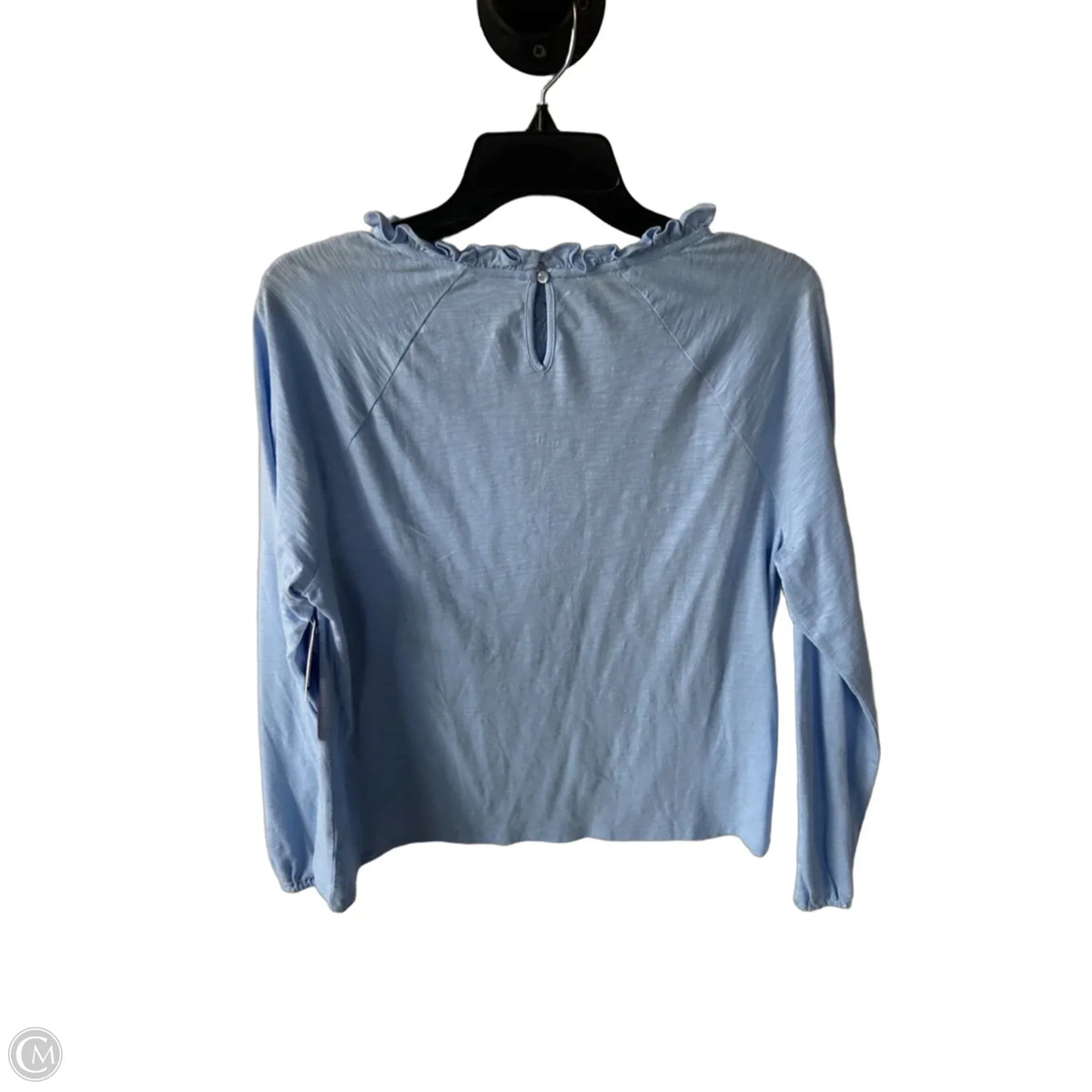 Top Long Sleeve By Talbots In Blue, Size: L