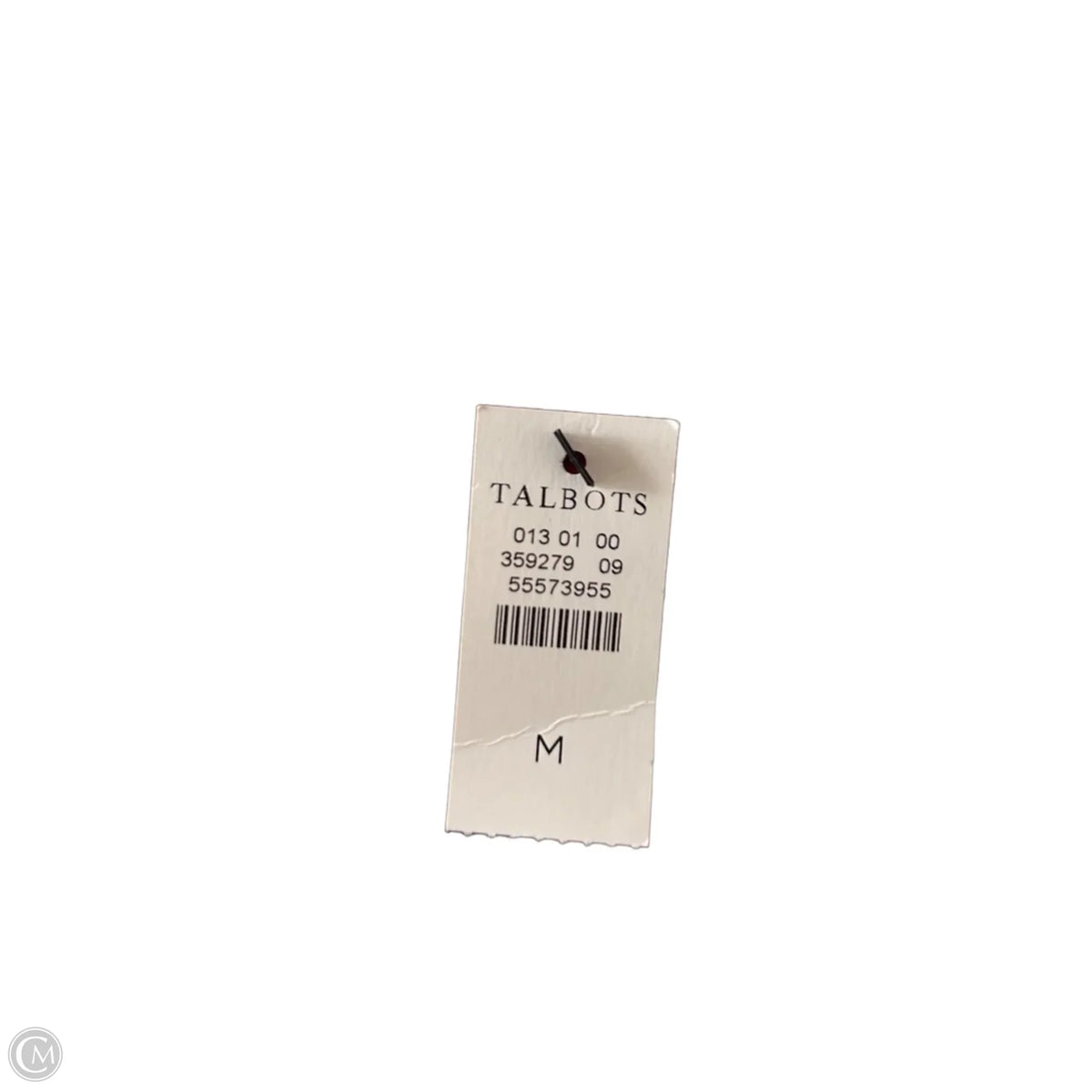 Top Long Sleeve Basic By Talbots In Blue & Pink, Size: M