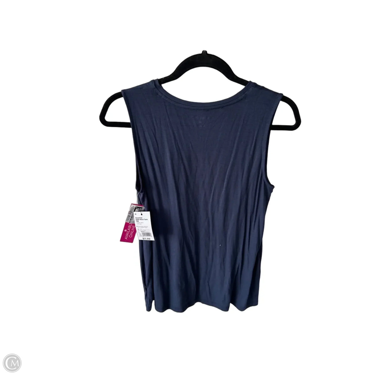 Top Sleeveless Basic By Nine West Apparel In Blue, Size: M