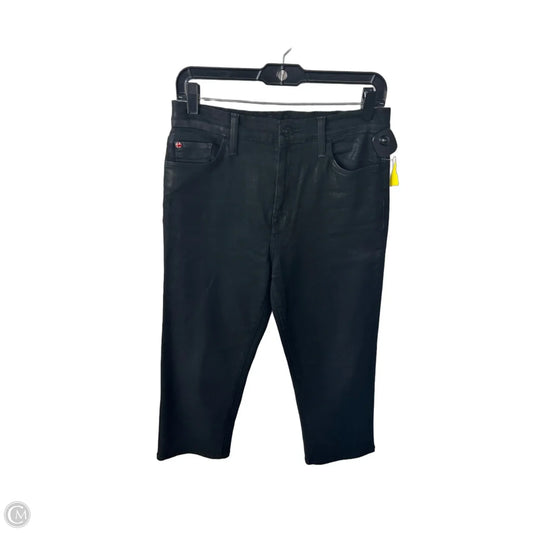 Jeans Straight By Hudson In Black Denim, Size: 8