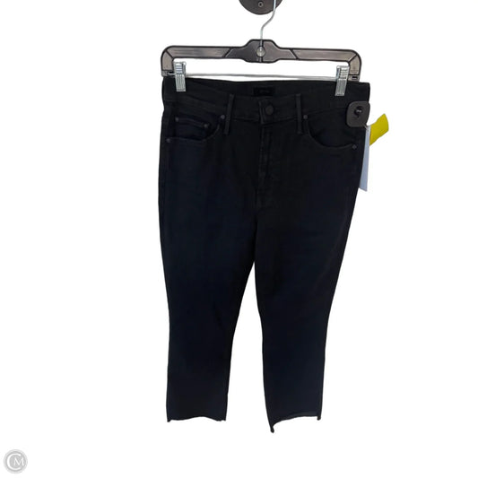 Jeans Designer By Mother In Black Denim, Size: 8