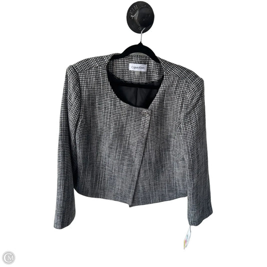 Blazer By Calvin Klein In Black & White, Size: Xl
