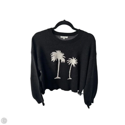 Sweater By Z Supply In Black & White, Size: M