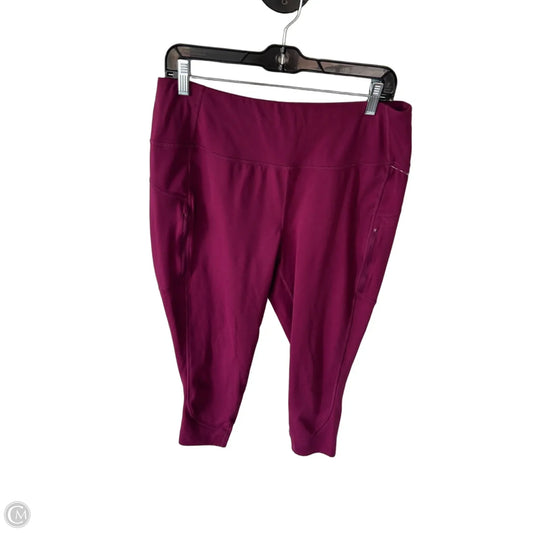 Athletic Leggings By Mondetta In Pink, Size: 16