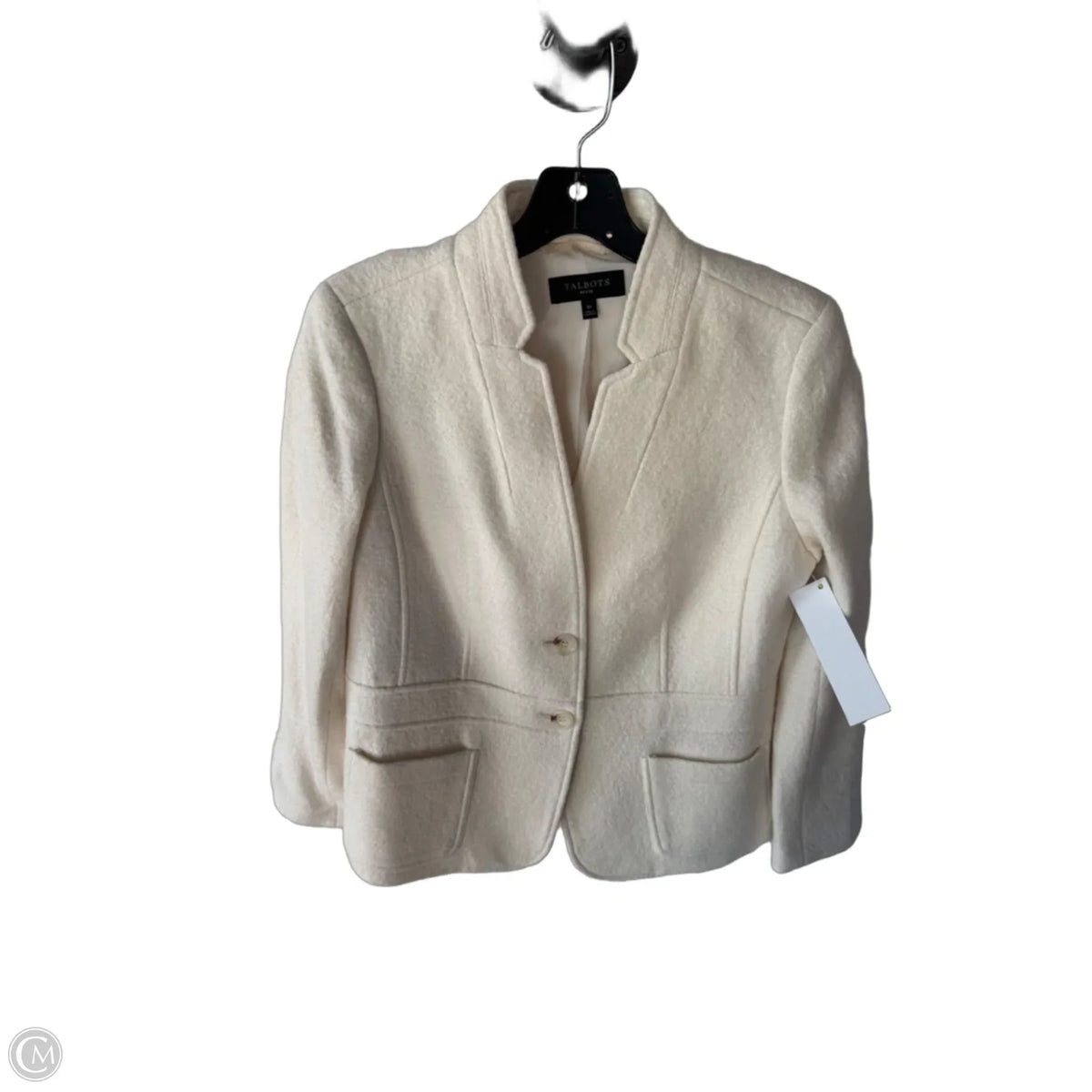 Blazer By Talbots In Cream, Size: Mp