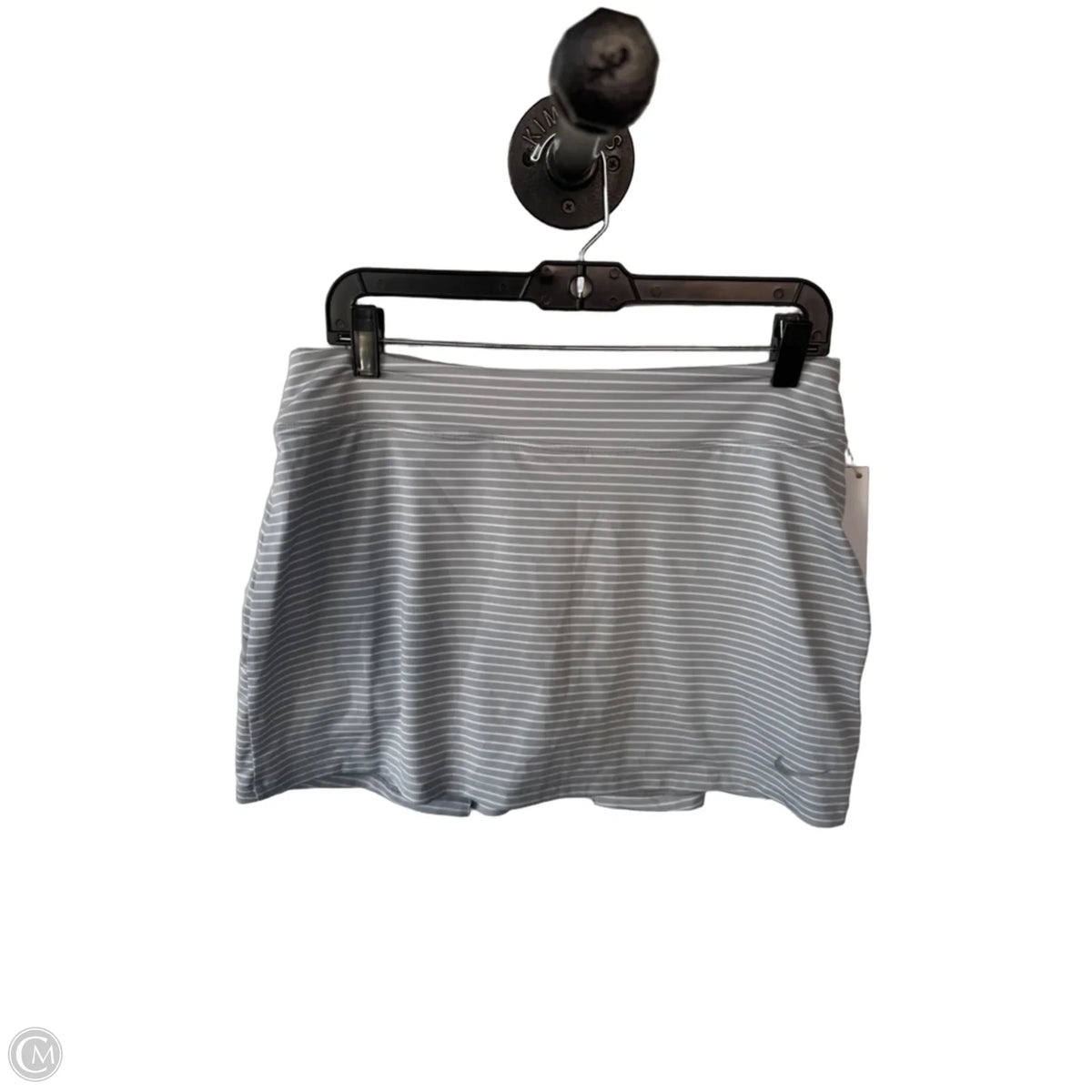 Athletic Skort By Nike Apparel In Grey & White, Size: 8