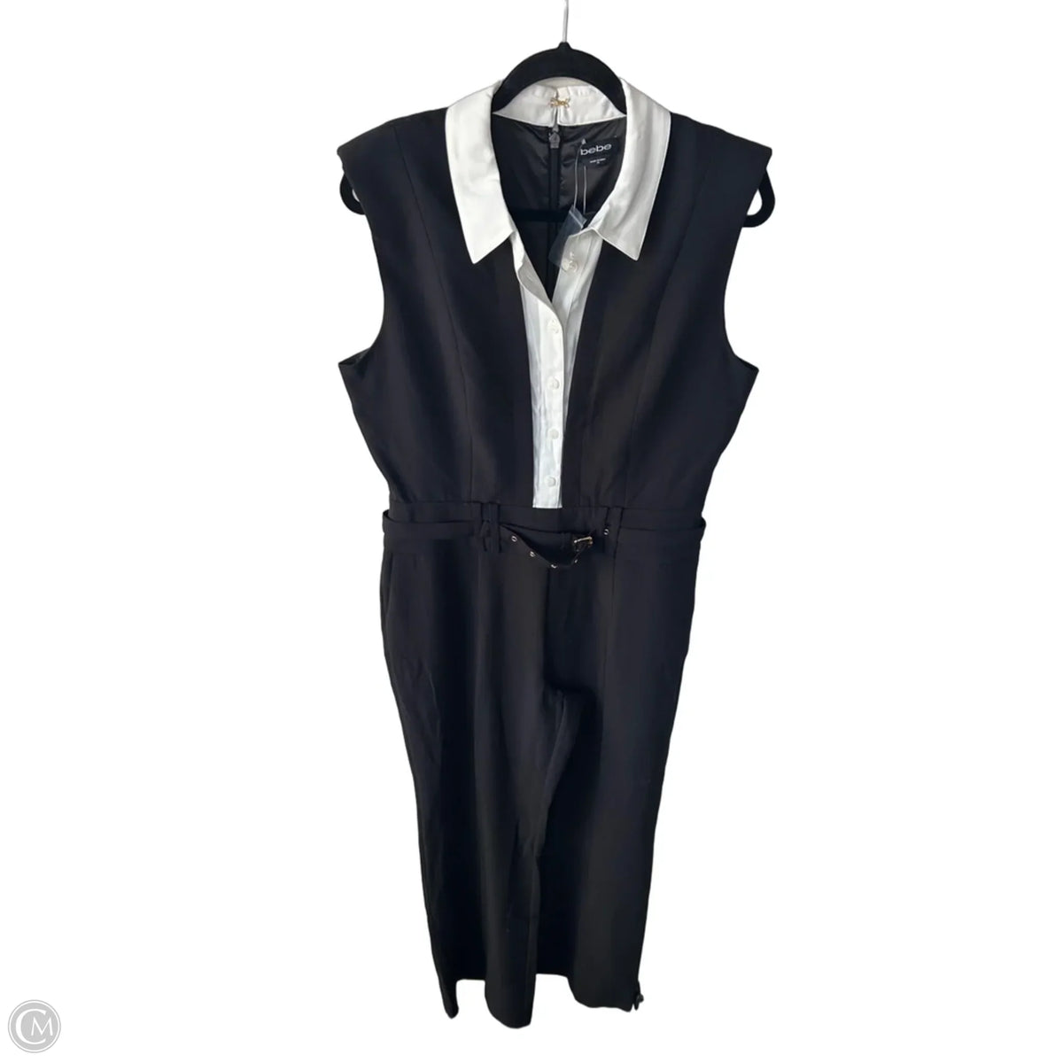 Jumpsuit By Bebe In Black & White, Size: M