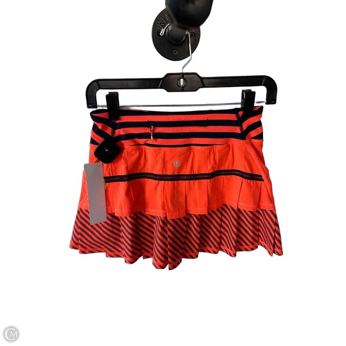 Athletic Skort By Lululemon In Orange, Size: 2