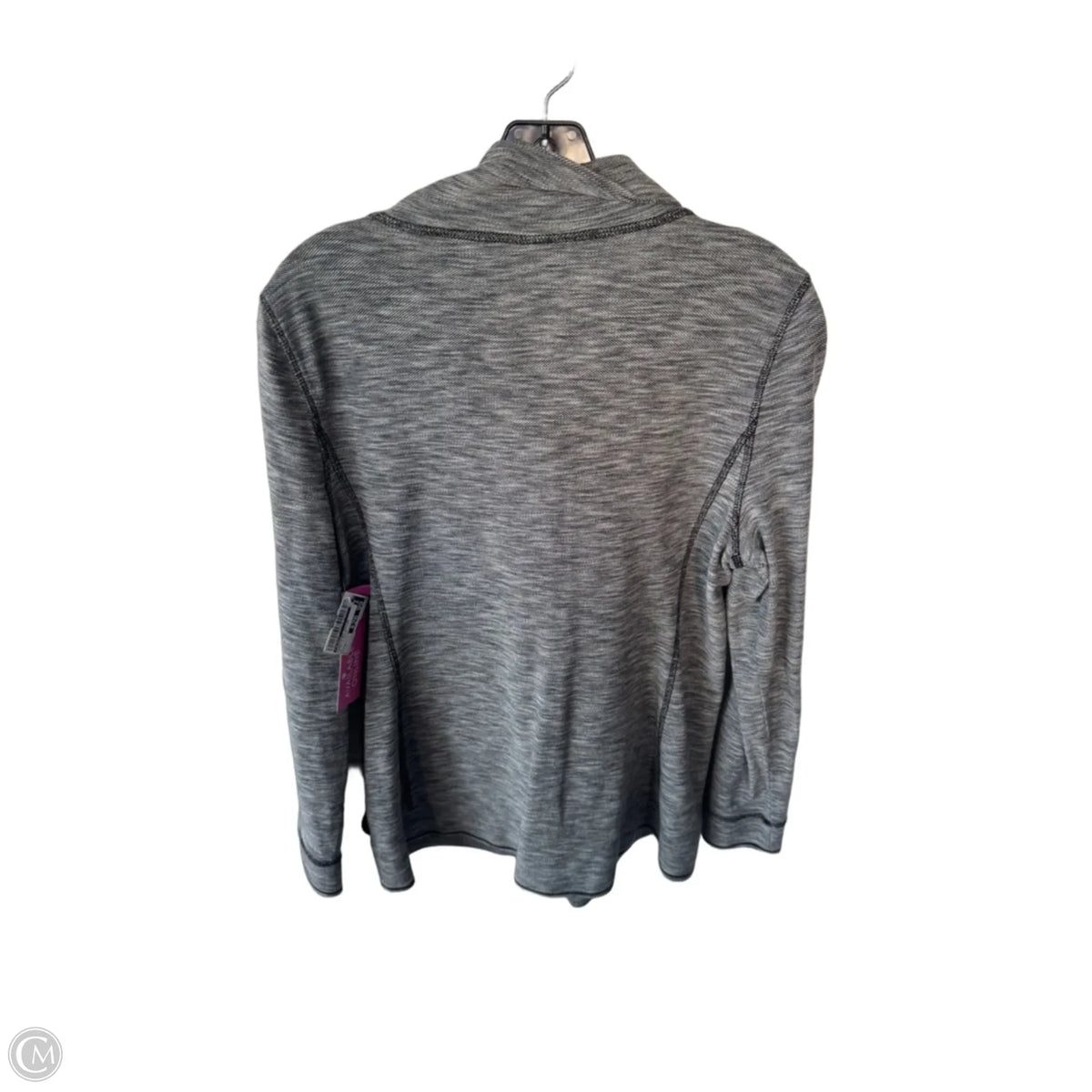 Sweatshirt Collar By Talbots In Black & White, Size: M
