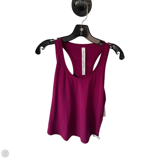 Athletic Tank Top By Lululemon In Pink, Size: S