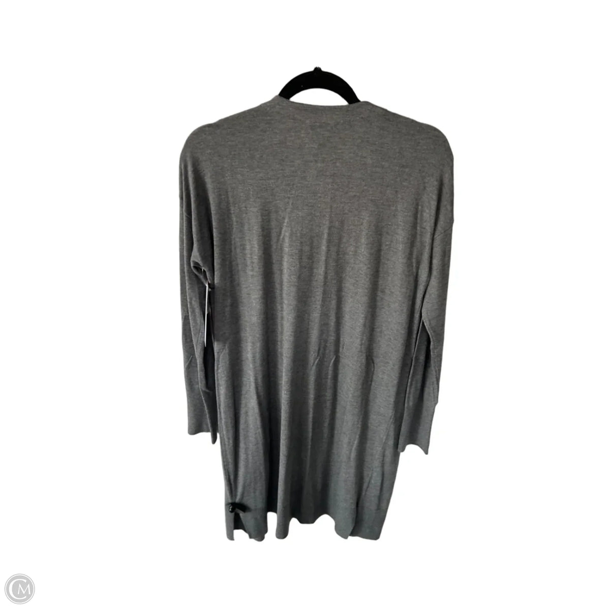 Sweater Cardigan By Halogen In Grey, Size: M