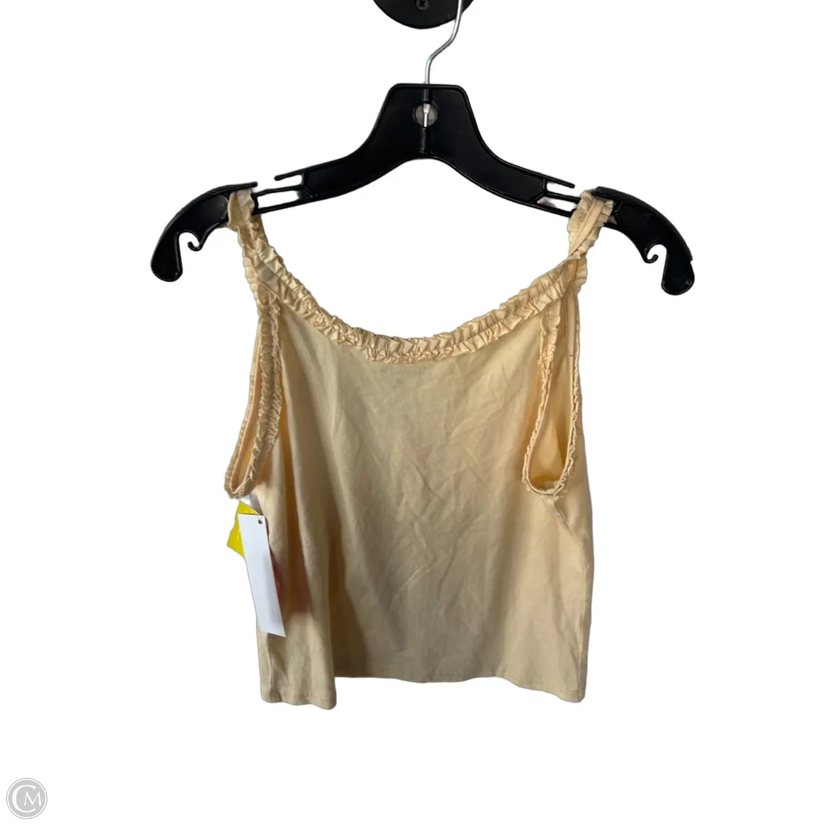 Top Sleeveless Basic By J. Crew In Yellow, Size: Xs