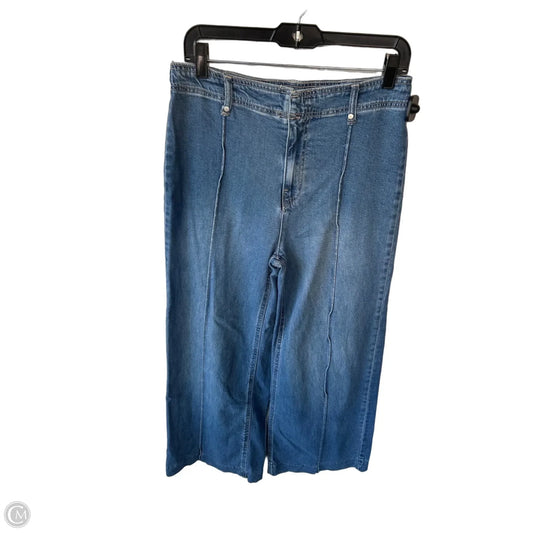Jeans Wide Leg By Oat In Blue Denim, Size: 10