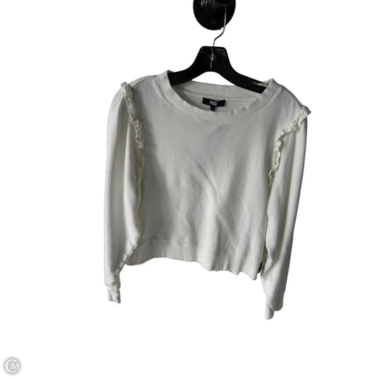 Sweatshirt Crewneck By Paige In White, Size: L
