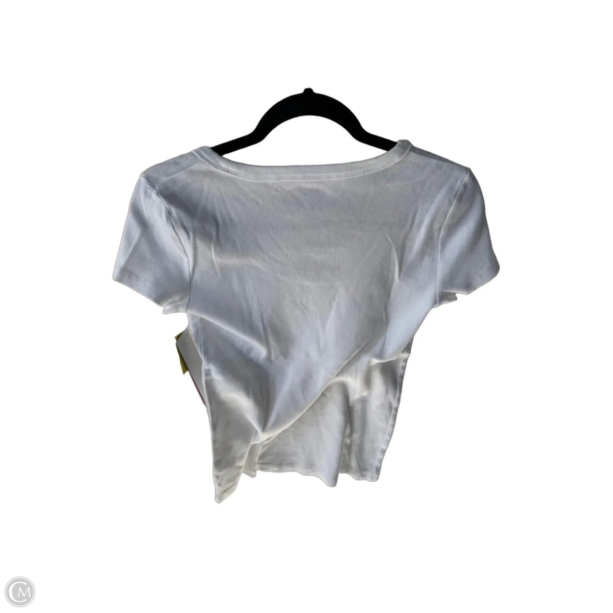 Top Short Sleeve Basic By Talbots In White, Size: Mp
