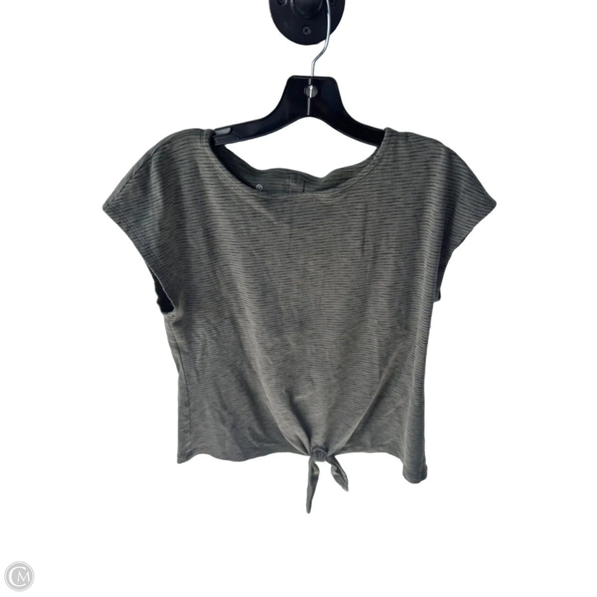 Top Short Sleeve By Talbots In Green, Size: Mp