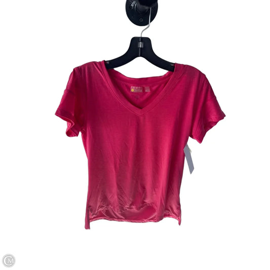 Athletic Top Short Sleeve By Zella In Pink, Size: S