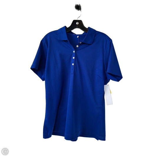 Athletic Top Short Sleeve By Nike Apparel In Blue, Size: Xl