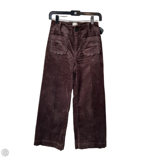 Pants Corduroy By Maeve In Brown, Size: 2