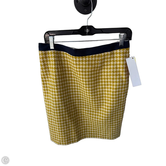 Skirt Mini & Short By Boden In Yellow, Size: 6