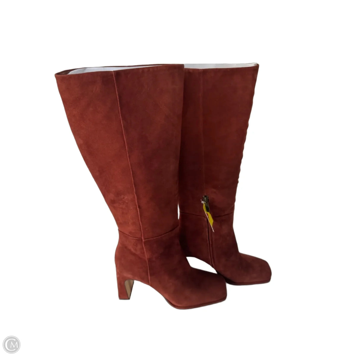 Boots Knee Heels By Sam Edelman In Brown, Size: 10