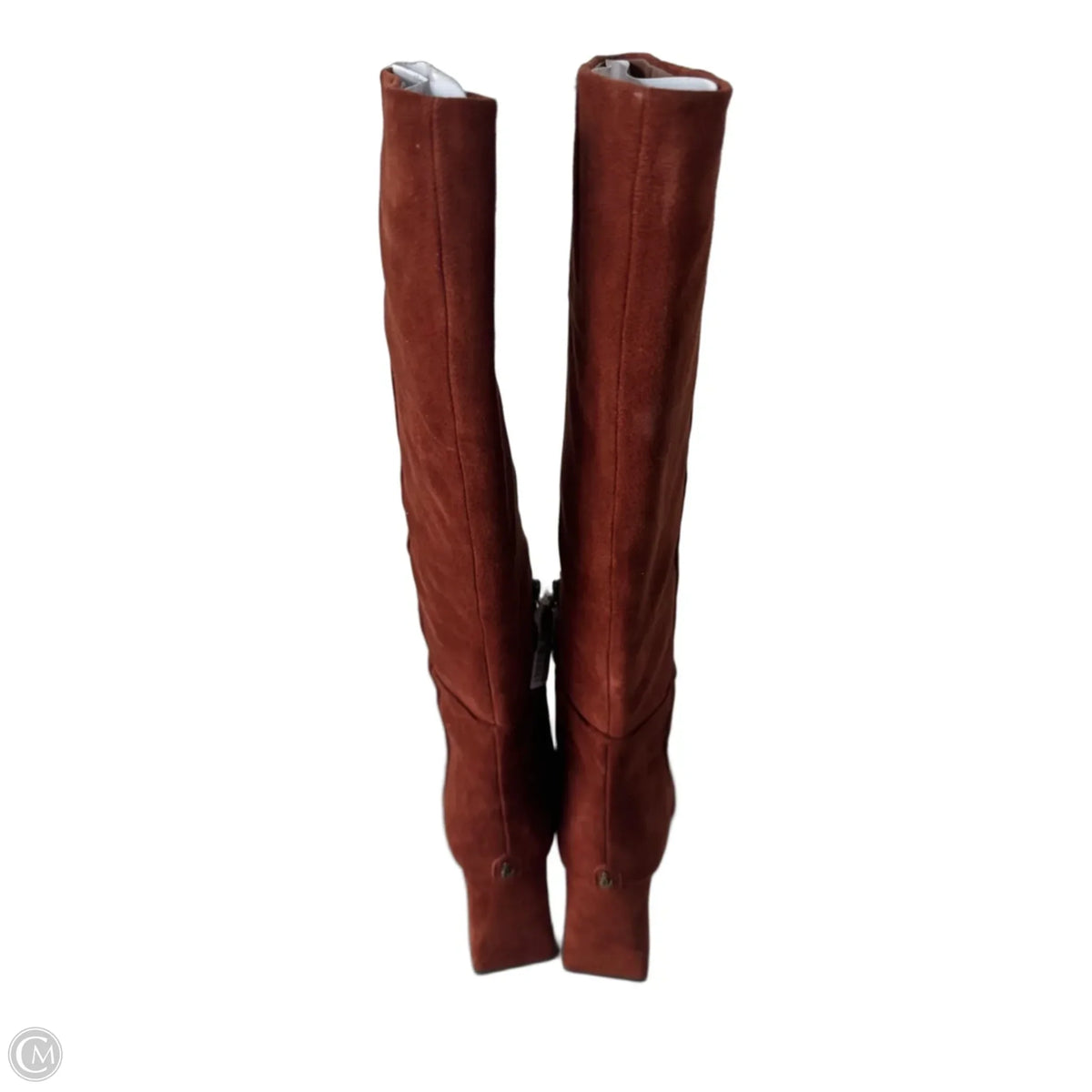 Boots Knee Heels By Sam Edelman In Brown, Size: 10
