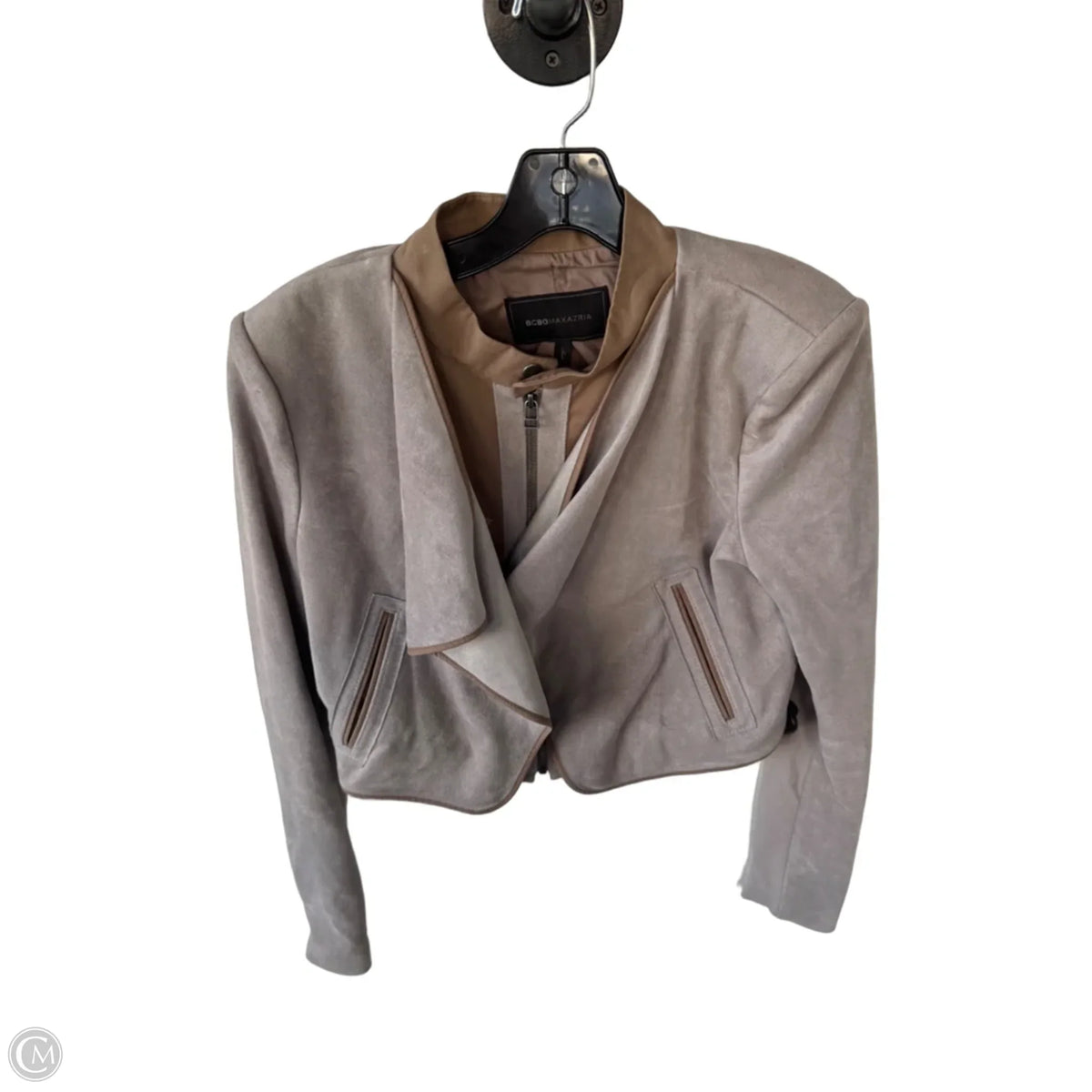 Jacket Other By Bcbgmaxazria In Brown & Grey, Size: M