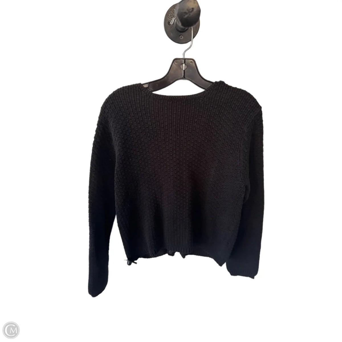Sweater Cardigan By Talbots In Black, Size: M