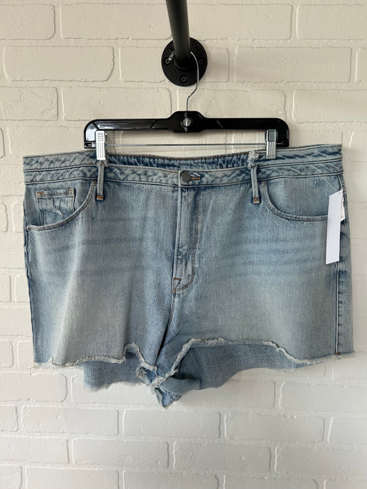 Denim Blue Shorts Good American, Size 20