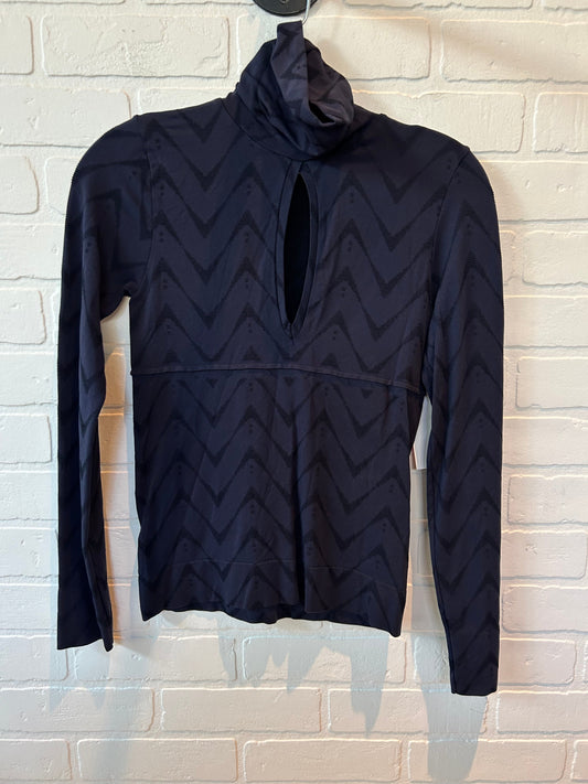 Top Long Sleeve By Cmc In Navy, Size: S