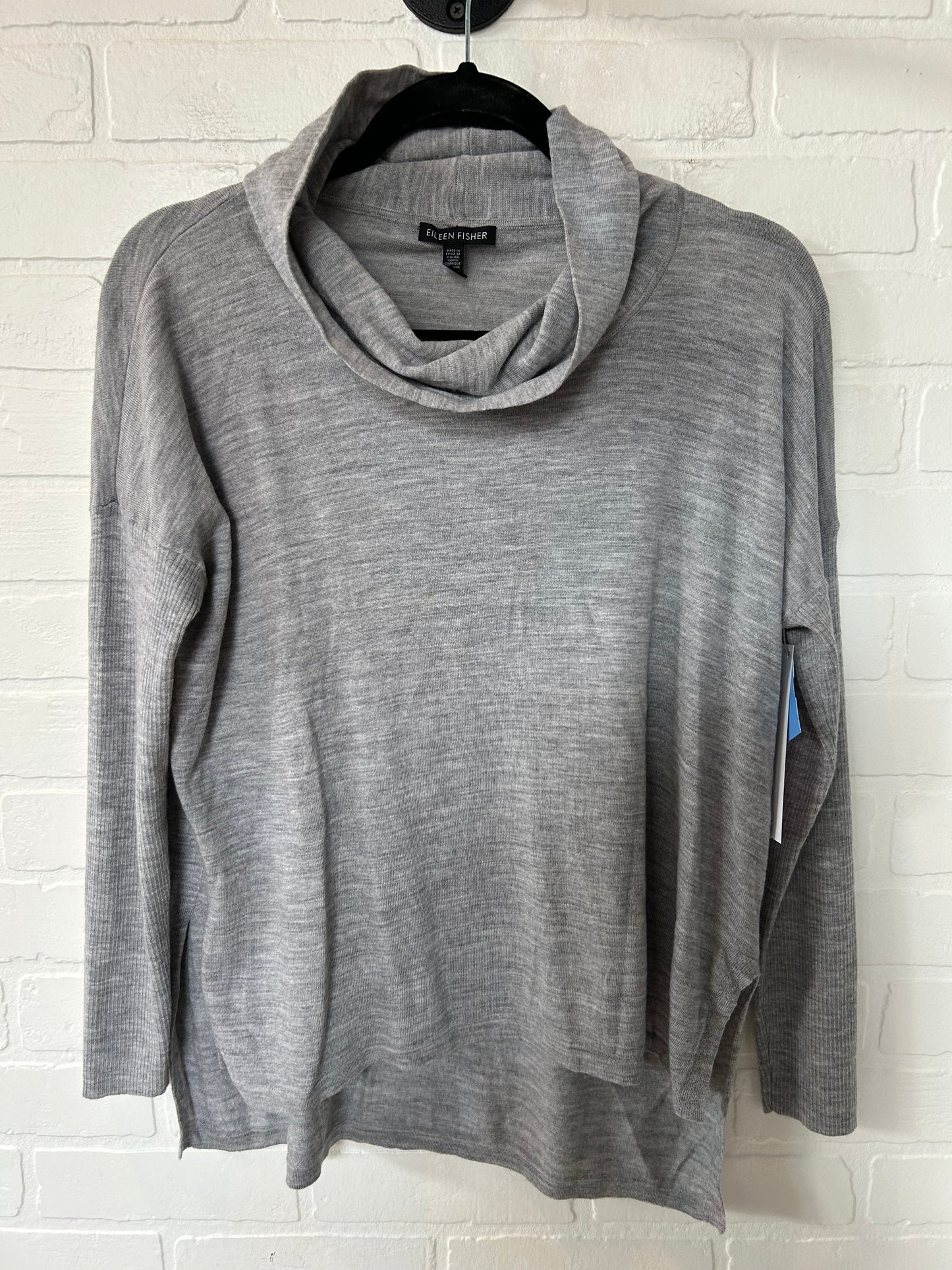 Grey Top Long Sleeve Eileen Fisher, Size Xs