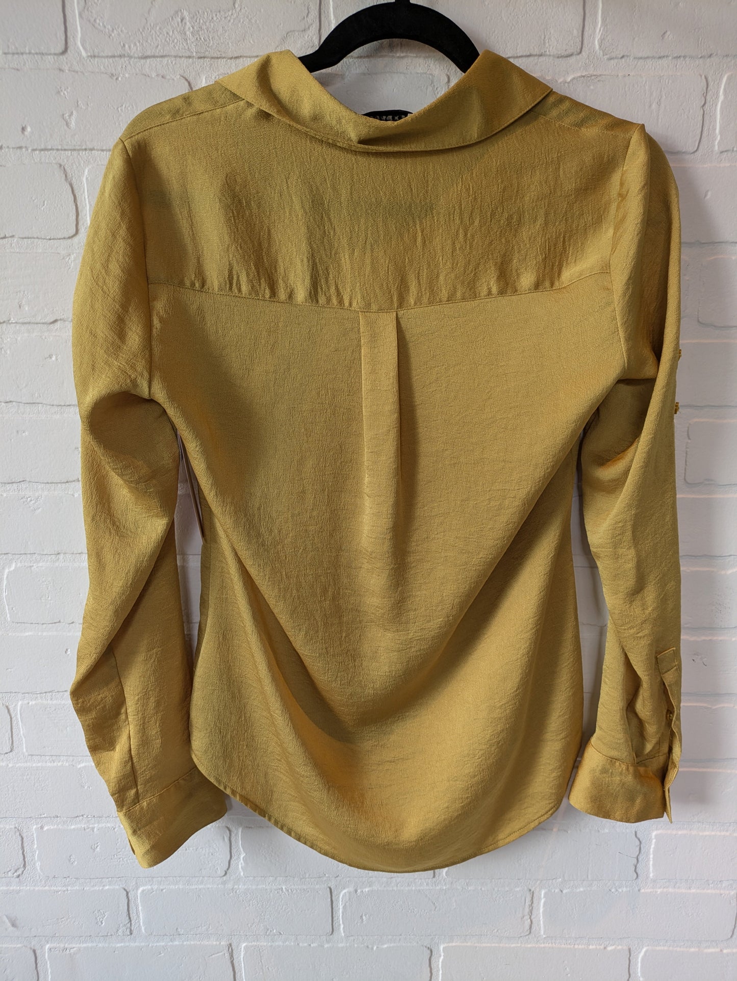 Yellow Top Long Sleeve Express, Size Xs