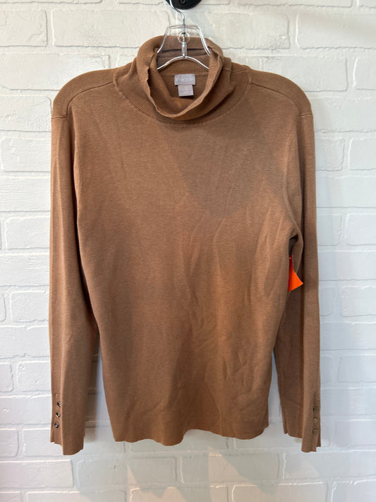 Tan Top Long Sleeve Chicos, Size L