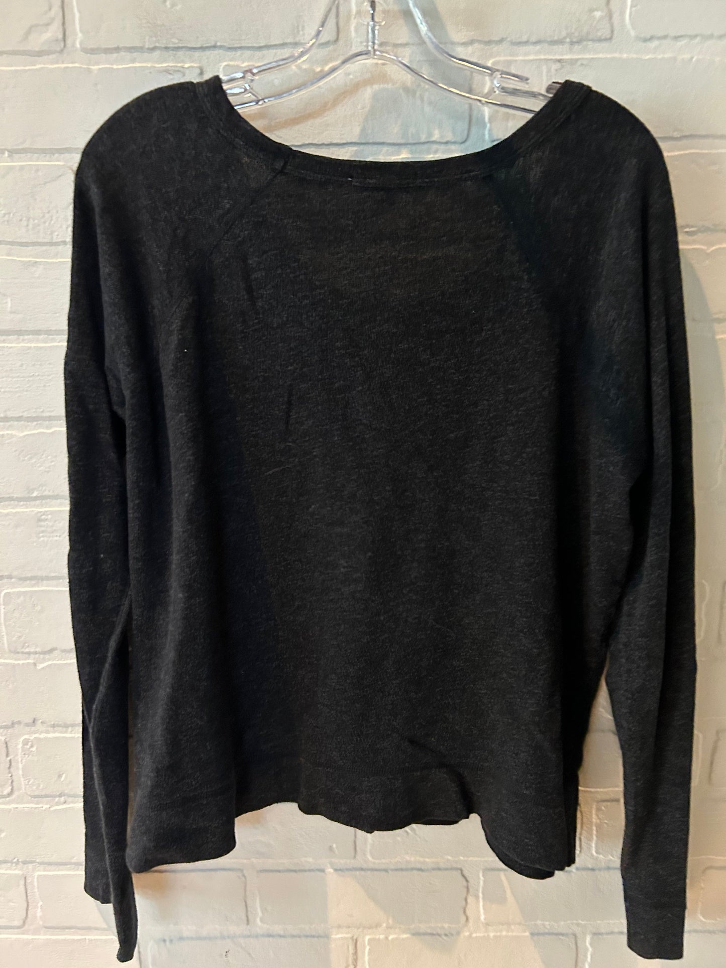 Black Top Long Sleeve James Perse, Size L