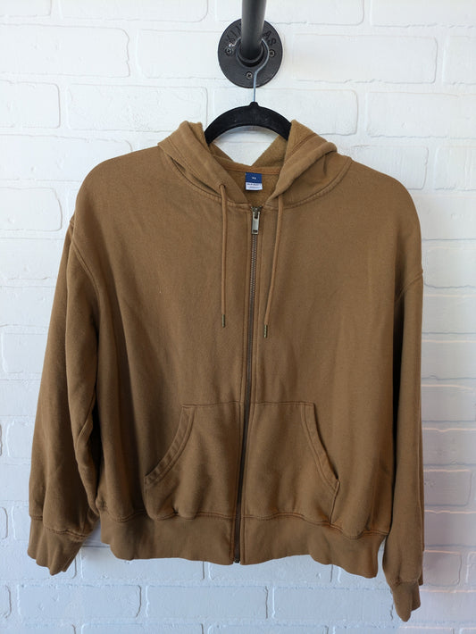 Sweatshirt Hoodie By Old Navy In Caramel, Size: Xs