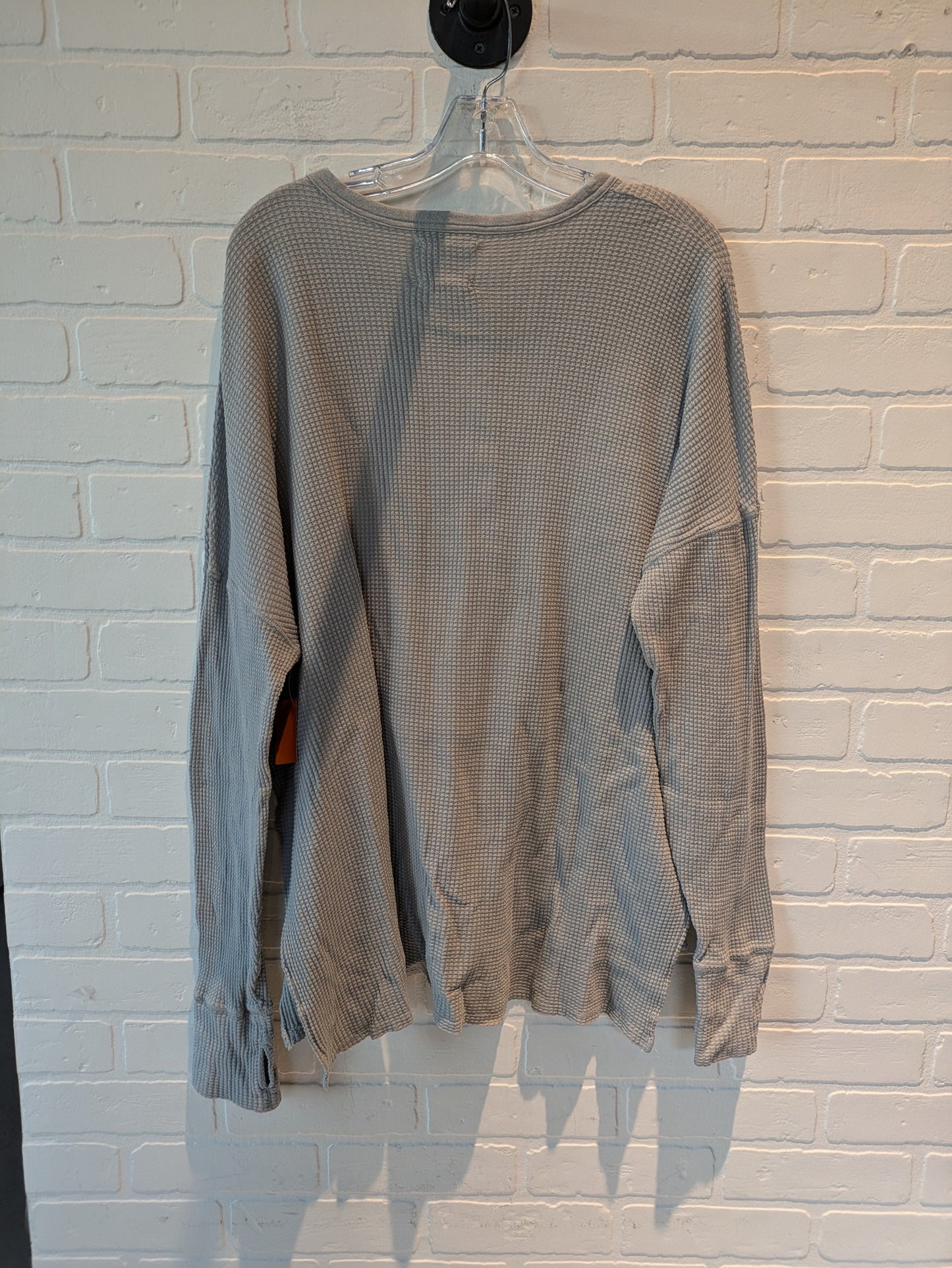 Grey Top Long Sleeve Aerie, Size L