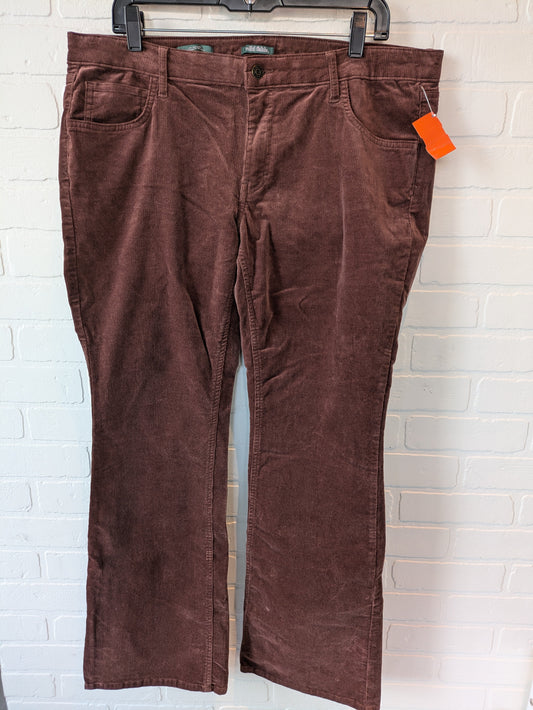 Brown Pants Corduroy Wild Fable, Size 16