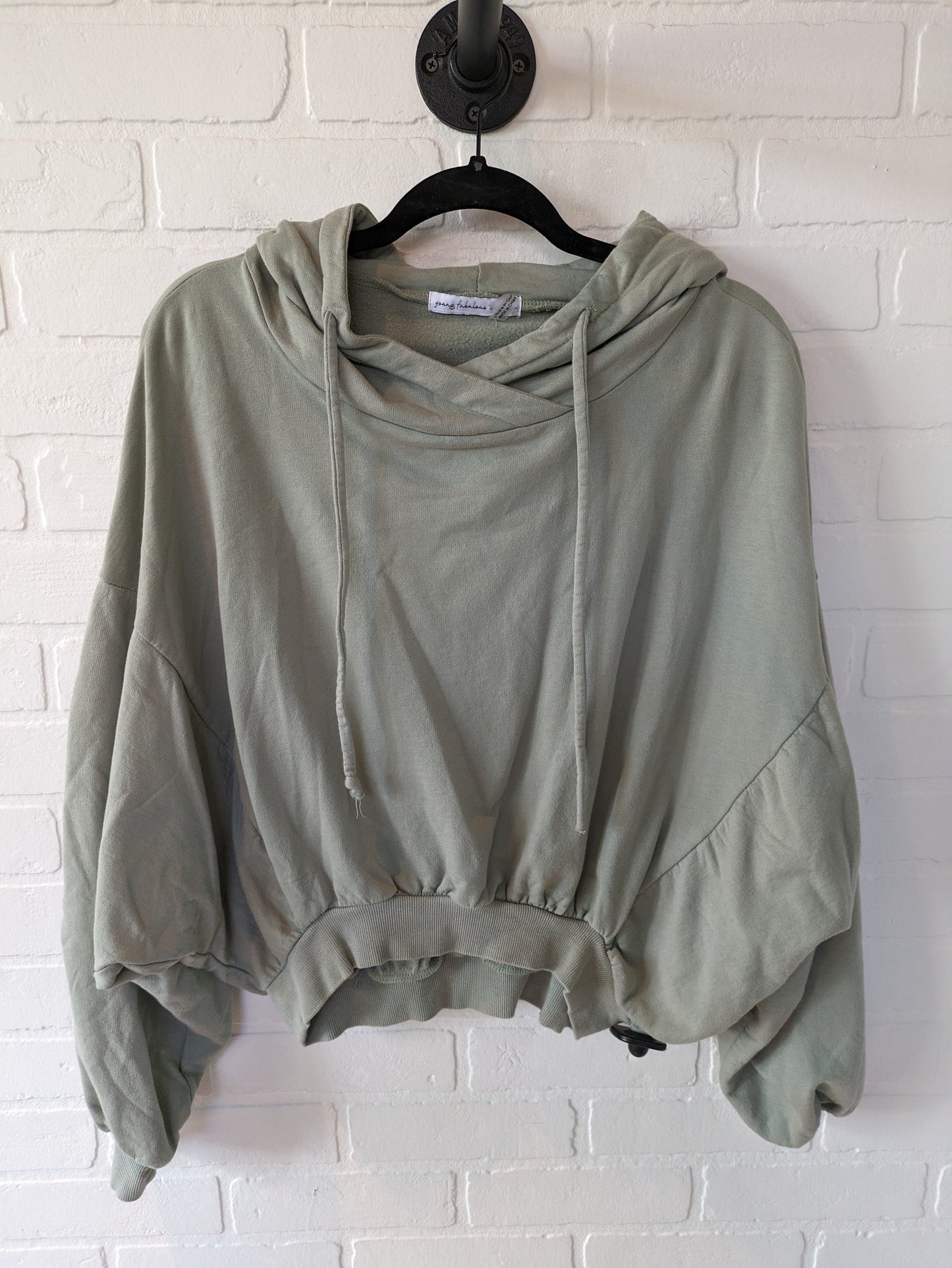 Green Sweatshirt Hoodie Cmc, Size S