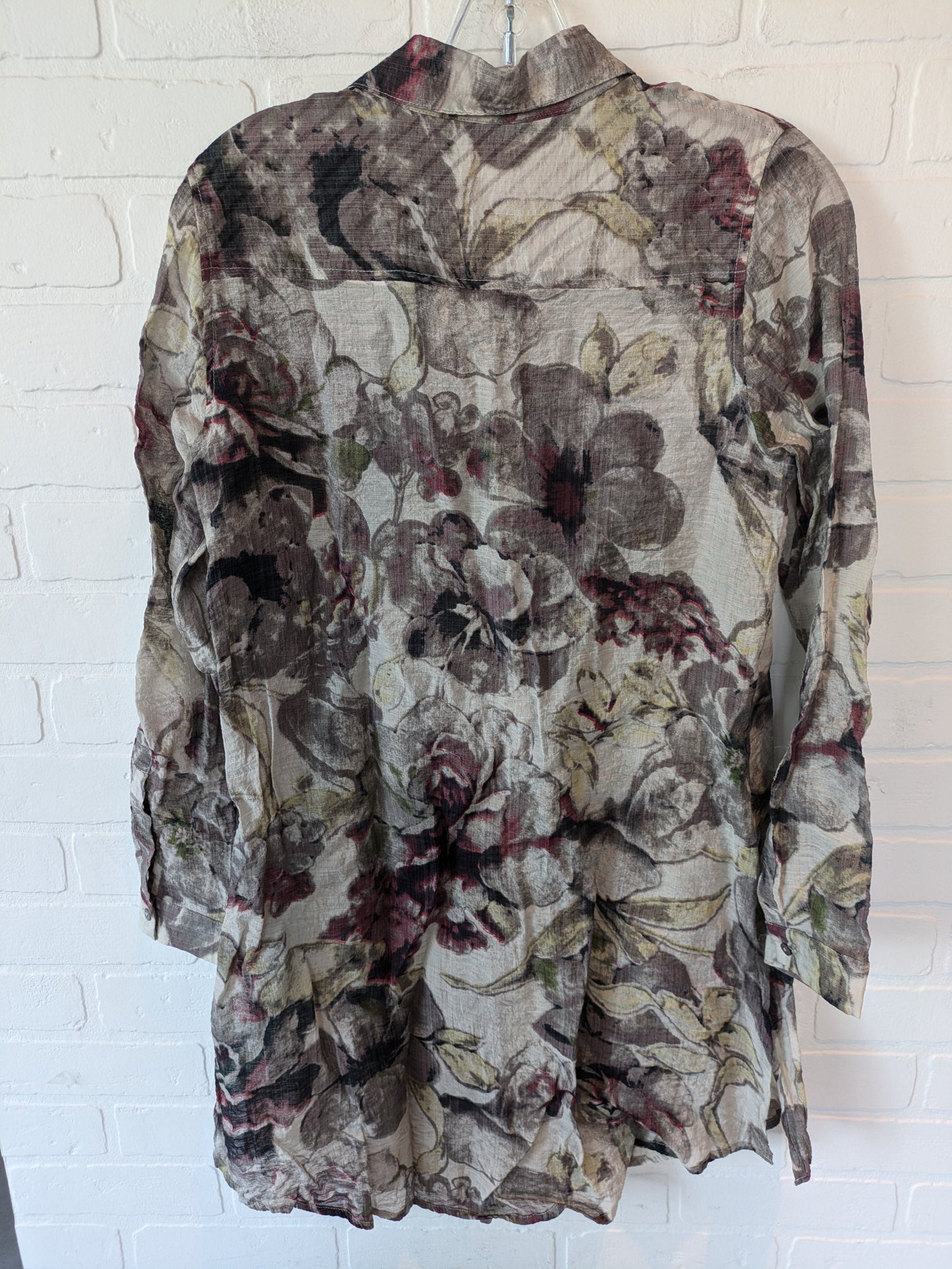 Floral Tunic Long Sleeve Soft Surroundings, Size S