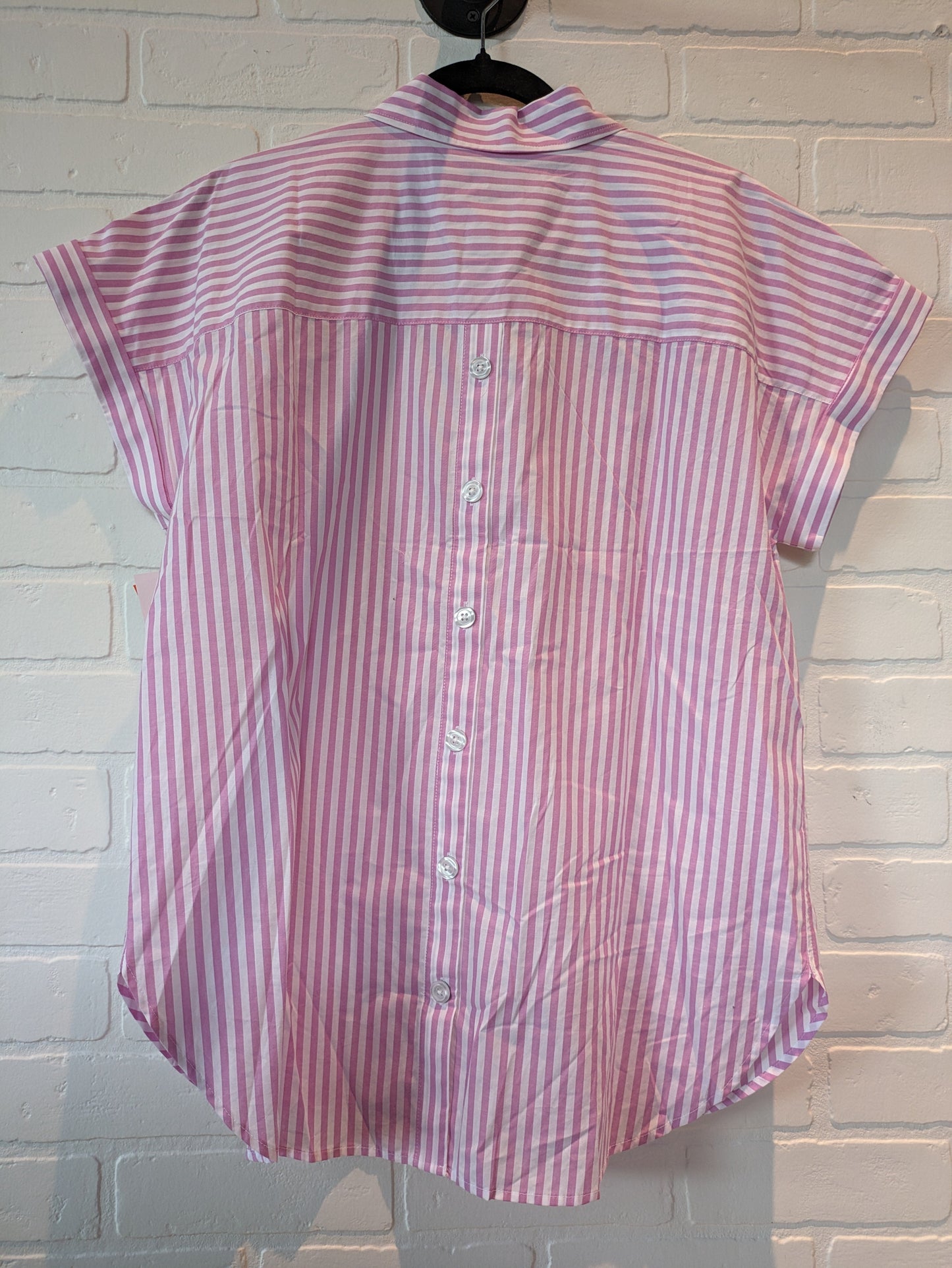 Striped Top Short Sleeve Talbots, Size M