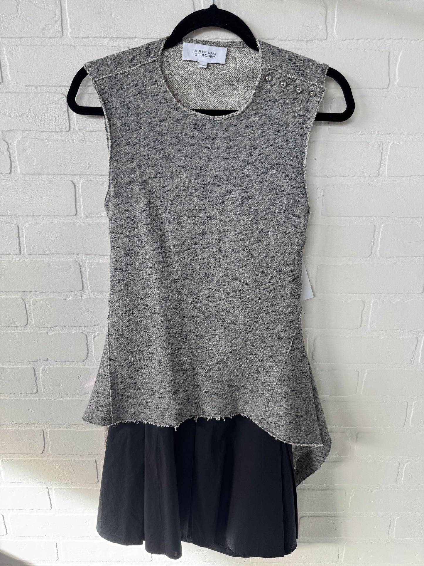 Dress Designer By Derek Lam In Black & Grey, Size: S