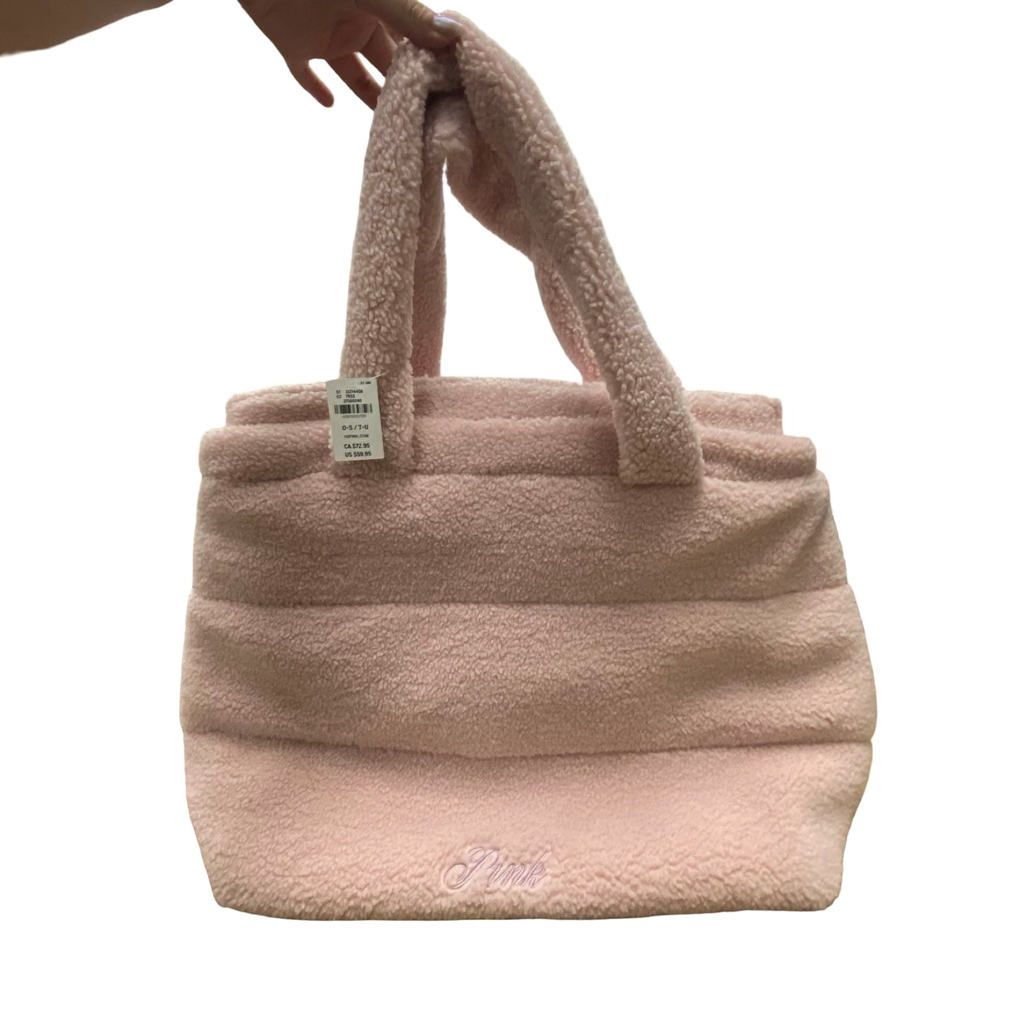 Tote By Pink In Pink, Size:Medium