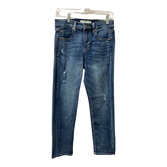 Jeans Boyfriend By Liverpool In Blue, Size:4