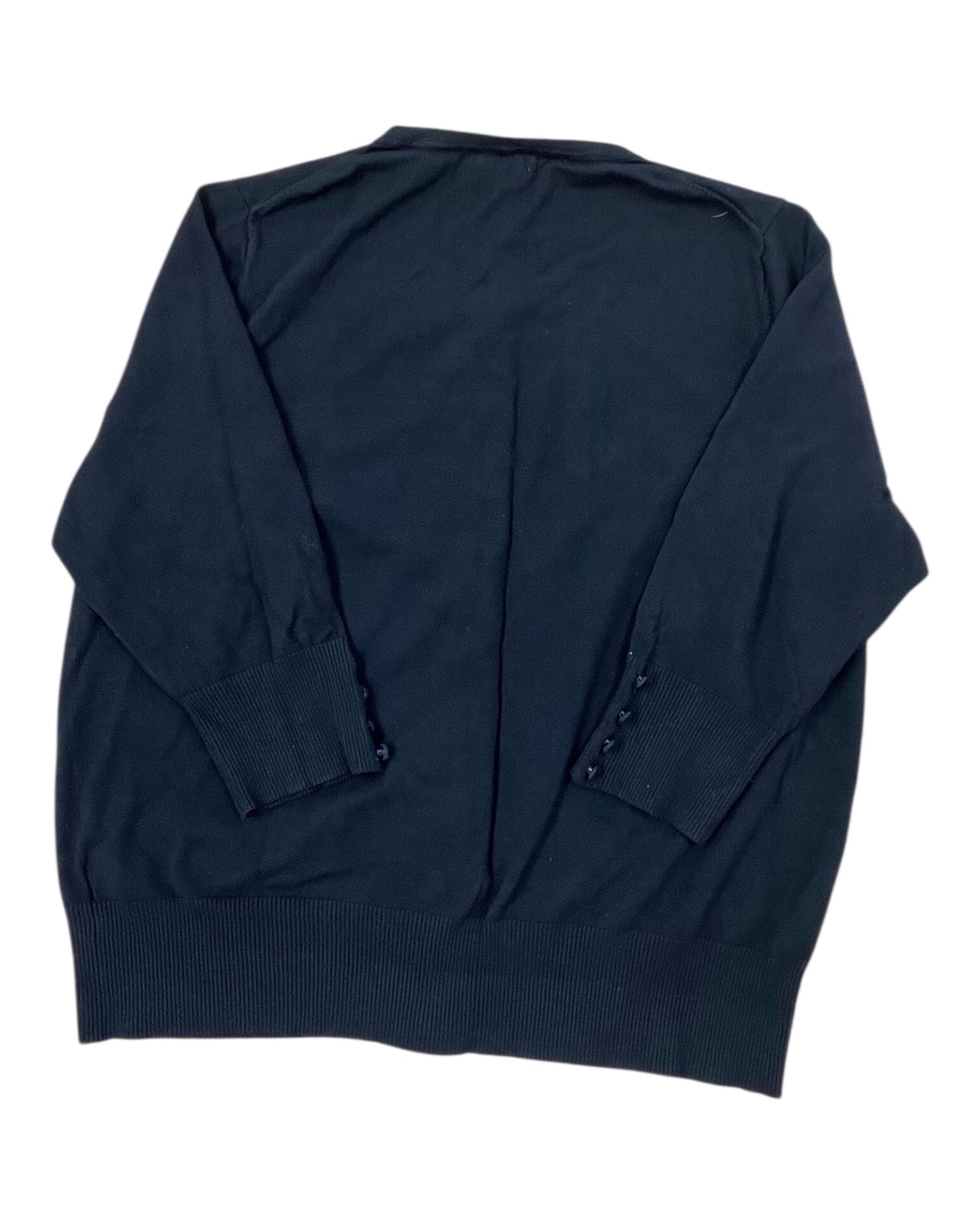 Cardigan By Premise Studio In Black, Size:3X