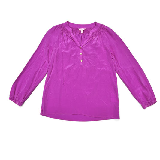 Top Long Sleeve By Lilly Pulitzer In Purple, Size: Xs