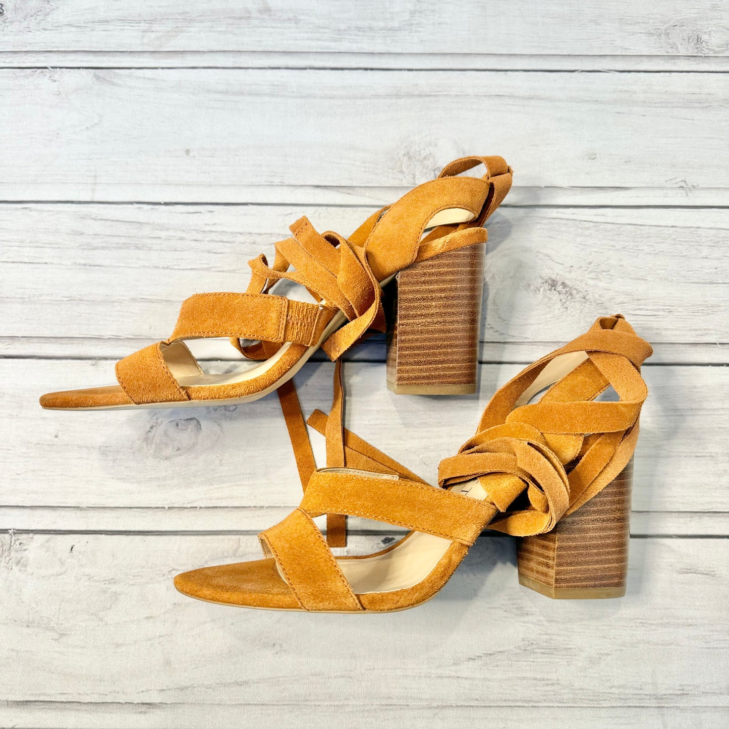 Sandals Heels Block By Sole Society  Size: 7.5